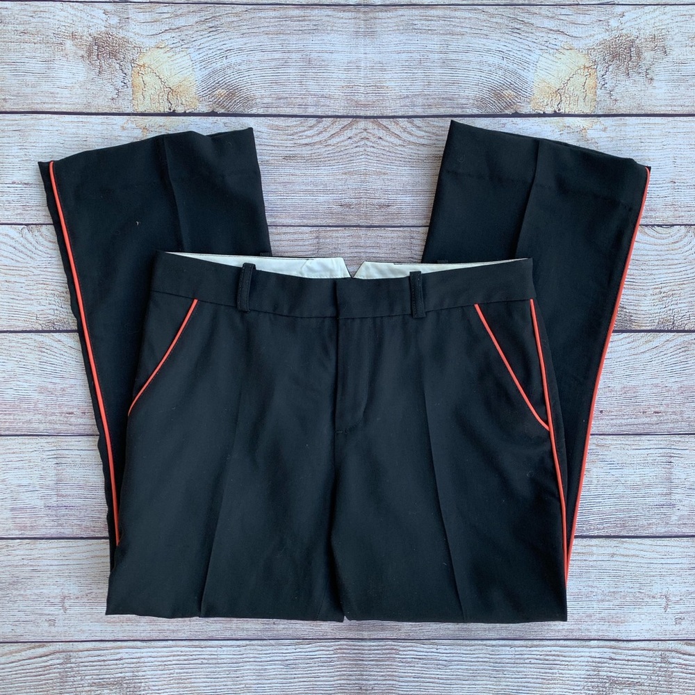 Marc Jacobs Black Trousers with Orange Stripe 0035 - Picture 2 of 6